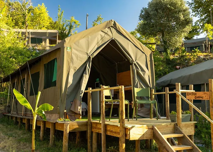 Luxury tent Safari Glamping Portugal Whale Ventosa (Braga)